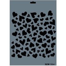 Rich New Seri N254 Stencil 35X25 Cm