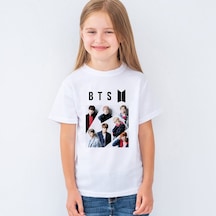 Bts Tasarımlı Çocuk Tişört T-Shirt Mr-01