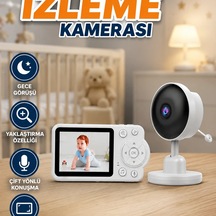 Wifi Siz Gece Görüşlü Yakınlaştırmalı Bebek İzleme Kamerası Çift Yönlü Sesli Diğer