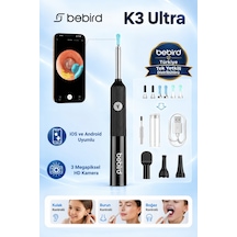 Bebird K3 Ultra Hd Kameralı Akıllı Kulak Temizleme Cihazı-siyah