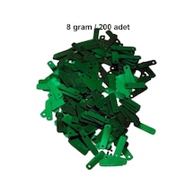 Koyu Yeşil 15 X 5 Mm Dantel Oya Yazma Halhal Abiye Lazer Kesim Pul 200 Adet / 8 Gram
