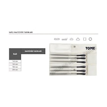 Tome Saplı Saatçi Eğe Takımı 12 Parça Set 180mm
