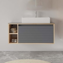 Orka Prato 100 Cm Legnano Banyo Dolabı Alt Modül Lavabo Legnano