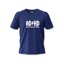 North Whiskers Adhd Highway To Hey Look A Squirrel Esprili Baskılı %100 Pamuklu T-shirt Lacivert - 874843522 Lacivert - 874843522 Lacivert