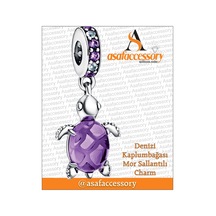 Mor Kaplumbağa Charm Asafaccessory