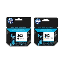 Hp 302 Siyah Ve Renkli Kartuş 2'Li Set Hp F6U65Ae F6U66Ae