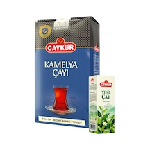 Kamelya 1kg Dökme Çay Ve Cam Şişe Yeşil Çay Kolonyası Seti