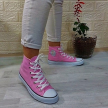 Fiyra 555 Pembe Uzun Unisex Sneaker Keten Spor Ayakkabı 001