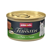 Animonda Vom Feinsten Hindili Ve Sülünlü Yetişkin Kedi Konservesi 85 Gr