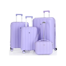 Mçs Polipropilen 4lü Valiz Seti V305 S21yy1000080-set 00025 Lila