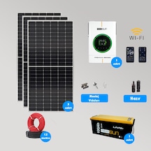 Cks Enerjı 4kw Lityum Akülü Hazır Solar Paket Kolay Kurulum Minimum Paket