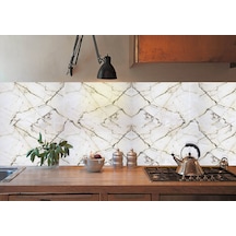 Tink Kendinden Yapışkanlı Sarı Çizgili Desenli Pvc Panel 41x62 Cm