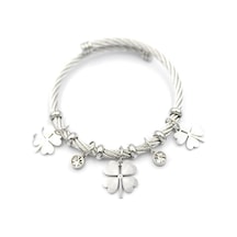 Yonca Charm Bilezik - Gümüş Diğer