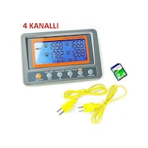 Az 88598 K Tipi Sıcaklık Kayıt Cihazı 4 Kanallı Datalogger