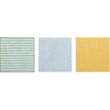 Ikea Pepprig Mikrofiber Bez Temizlik Bezi Çok Renkli 3'lü 28 x 28 CM