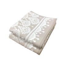 2 Li Özdilek %100 Pamuk Tappeto El Yüz Havlusu 50 X 90 Krem