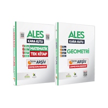 Ales Matematik Tek Kitap Ve Geometrinin Kara Kutusu Konu Ö.d.Çözümlü Çıkmış Soru Bankası Seti