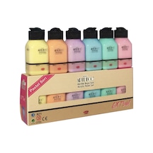 Artdeco Akrilik Boya 6x75ml Pastel Renkler Lv-y-070i-as2 Çok Renkli