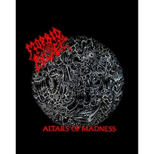 Zepplin Giyim Morbid Angel Altars of Madness Büyük Sırt Patch Yama Siyah