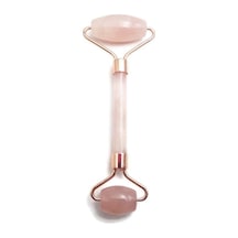 Pembe Kuvars Face Roller Yuz Masaj Aleti Karışık
