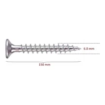 Sunta Vidası 6,0x150 50 Adet 1