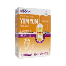 Yum Yum 30 Likit Kapsül Demir B Vitamini Çinko İçeren Kilo Almaya Yardımcı İştah Açıcı Vitamin