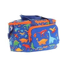 Kaukko Kids Thermo Isı Yalıtımlı Erkek Çocuk Dinazor Lacivert Yeşil Beslenme Çantası L7278 İki Bölmeli Lacivert - Yeşil