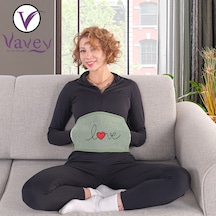 VAVEY Termojel Hediyeli Yeni Nesil Sıcak Soğuk Regl Kemeri Love Yeşil