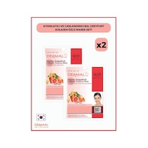 Dermal Bal & Greyfurt Özlü Aydınlatıcı ve Canlandırıcı Kolajen Maskesi 2 x 23 G