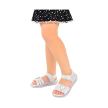 Kiko Kids Kız Çocuk Sandalet Arz 2351 Beyaz 001