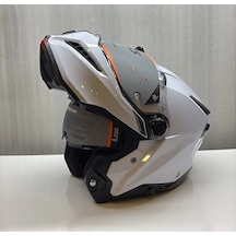 Axxıs Kask Fu409sv Ghostfıghter Sv Solıd A0 Parlak Beyaz