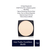 Estee Lauder Refill - Double Wear Stay-in-Place Mat Pudra Fondöten - 1N2 Ecru -  12 G (Tekrar Dolum)