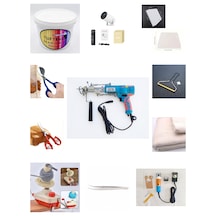 Ak-v Tufting Makinesi Full Set Turkuaz Ak-v - Turuncu-mavi Tıraş Makinesi Set İçeriği Açıklama Kısmındadır