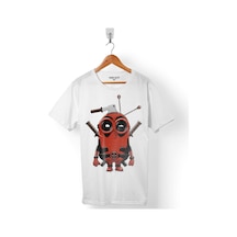 Deadpool Mınıon Minyonlar Erkek Tişört 001