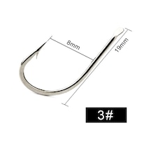 100 Adet/grup 421n Yüksek Karbon Çelik Bronz Balıkçılık Kancaları 1 -10 Size 3 Size 3