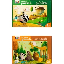 Eolo Ormanda Ve Çiftlikte Puzzle 2'Li