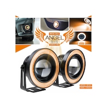 Angel Sis Farı 89 Mm Beyaz Universal Mercekli Sis 89 Mm - Turuncu