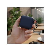 Ank3r Soundcore P41i Kılıf Askı Aparatlı Mat Silikon Lacivert