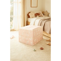 Ocean Home Textile 2'li Çocuk Odası Deniz Kızı Destekli Kutu Hurç Set 31 X 38 X 12 Cm Pembe