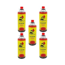 Campıng Tıme Bütan Propan Kamp Gaz Kartuşu 227gr 400ml 5adet Camp Sarı