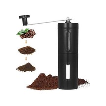 Ulzyvf Portatif Kahve Değirmeni - Seramik Diskli, French Press & Espresso İçin Seramik Diskli Ayarlanabilir Manuel Kahve Değirmeni - Siyah Siyah