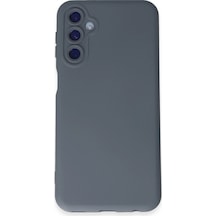 Samsung Galaxy M14 5g Kılıf Nano İçi Kadife Silikon - Gri