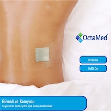 Medikaltec Su Geçirmez Şeffaf Pu Film Yara Örtüsü Dövme Örtüsü Octamed 9cmx15cm 10 Lu Paket