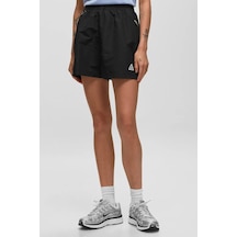 Nike Acg Women's 5" High Rise Shorts Yüksek Belli 2 Cepli Kadın Loose Fit Şort Siyah