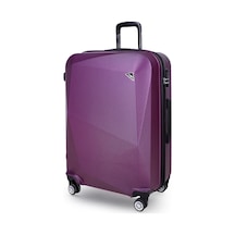 Novahub Elmas Model Mor Renk Büyük Boy Valiz Bavul Mor Novahub Elmas Model Mor Renk Büyük Boy Valiz Bavul Mor