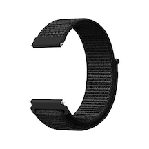 Caseonn Coros Pace 4 Kordon Hasır Kumaş Nylon Kayış Siyah