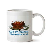 Owl Let It Show Baykuş İki Tarafı Baskılı Kupa Bardak Çok Renkli