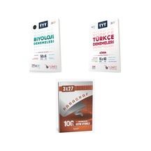 2027 2027 Limit Tyt Biyoloji 50x6 + Türkçe 15 X 40 5 Aşamada Yeni Soru Tarzları İle Deneme + Ankapade 3'lü Set
