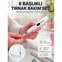 Lexroo Kurutma Özellikli Manikür Pedikür Cihazı Şarj Edilebilir