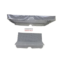 Salıncak Minder Kılıf Takımı(Süngersiz)2 Kişilik Minder-Gri Çatı (532721134)